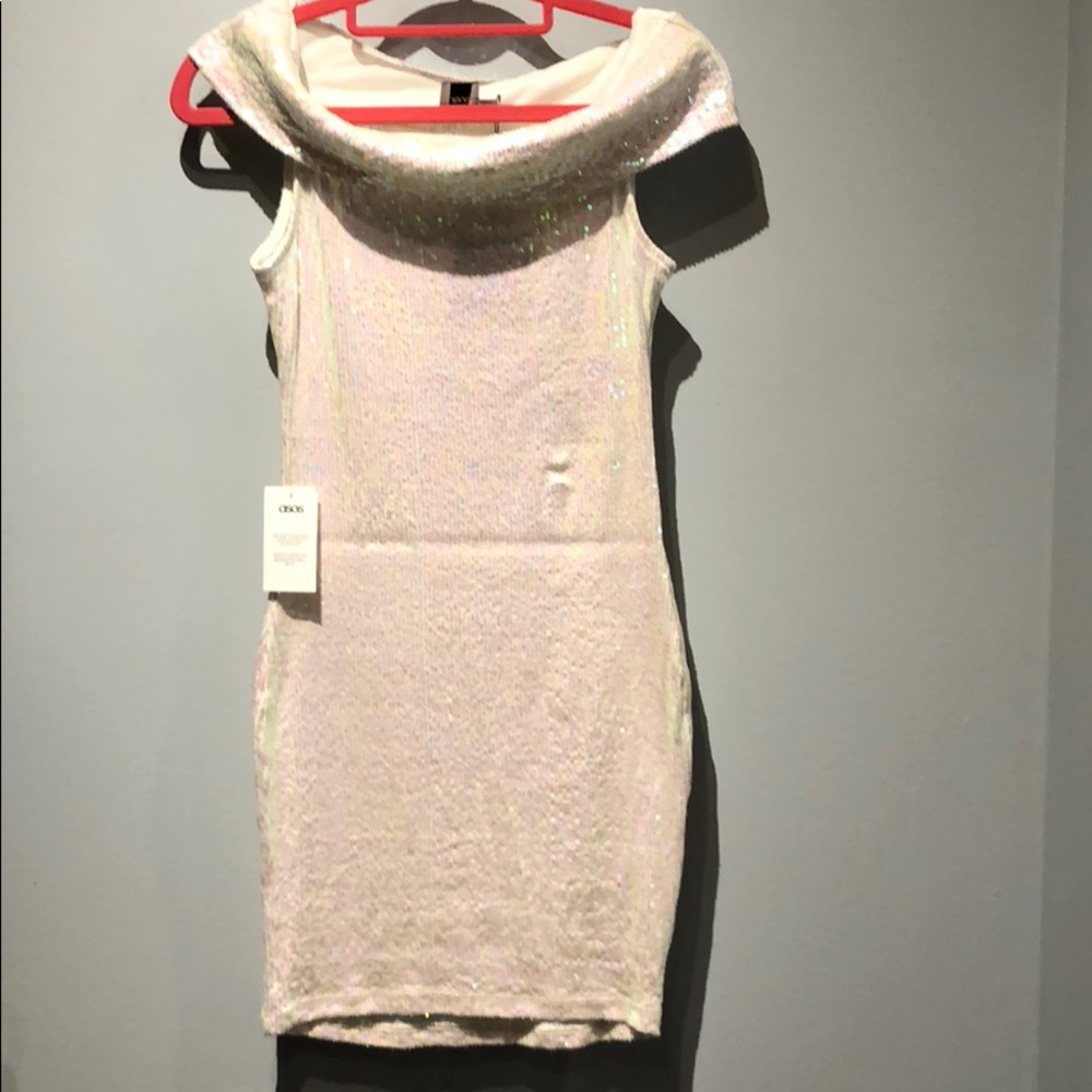 ASOS Iridescent Sequin Mini